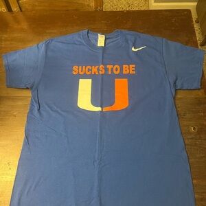 Florida Gators Sucks To Be U Miami Hurricanes Hater Rivalry T-shirt